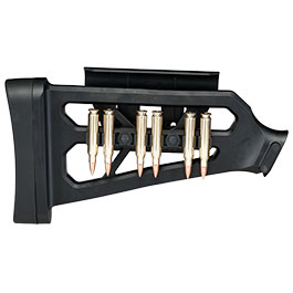 Kleinbild 5 G&G LevAR Skelettschaft - Fixed Stock mit Wangenauflage und Deko-Patronen schwarz