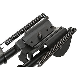 SRC Tactical Zweibein mit 21mm / Sniper / M4 Handguard Halterung - Gummifüße schwarz Bild 2