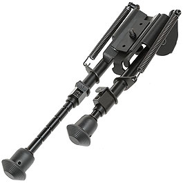 SRC Tactical Zweibein mit 21mm / Sniper / M4 Handguard Halterung - Gummifüße schwarz Bild 3