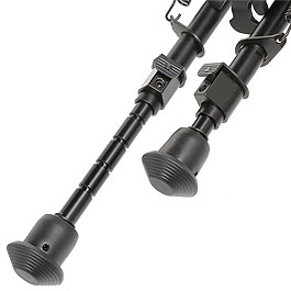 SRC Tactical Zweibein mit 21mm / Sniper / M4 Handguard Halterung - Gummifüße schwarz Bild 4