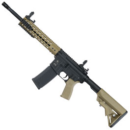 Kleinbild 1 Evolution Airsoft M4 Recon S 14.5 Zoll Carbontech AEG 6mm BB Black 'n' Tan