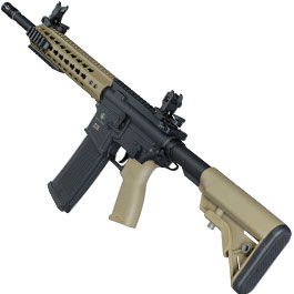 Kleinbild 11 Evolution Airsoft M4 Recon S 14.5 Zoll Carbontech AEG 6mm BB Black 'n' Tan