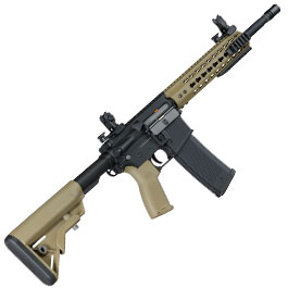 Kleinbild 4 Evolution Airsoft M4 Recon S 14.5 Zoll Carbontech AEG 6mm BB Black 'n' Tan