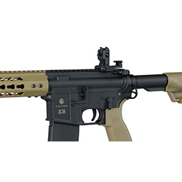 Kleinbild 8 Evolution Airsoft M4 Recon S 14.5 Zoll Carbontech AEG 6mm BB Black 'n' Tan