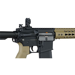 Kleinbild 9 Evolution Airsoft M4 Recon S 14.5 Zoll Carbontech AEG 6mm BB Black 'n' Tan