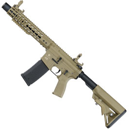 Kleinbild 1 Evolution Airsoft M4 Recon S 10 Amplified Carbontech AEG 6mm BB tan