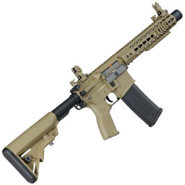 Kleinbild 4 Evolution Airsoft M4 Recon S 10 Amplified Carbontech AEG 6mm BB tan