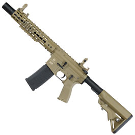 Kleinbild 1 Evolution Airsoft M4 Recon S 10 Silent Ops Carbontech AEG 6mm BB tan