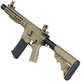Kleinbild 11 Evolution Airsoft M4 Recon S 10 Silent Ops Carbontech AEG 6mm BB tan