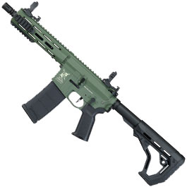 Kleinbild 1 Delta Armory M4 AR15 Charlie M-LOK 8 Zoll Eagle ETU Mosfet S-AEG 6mm BB oliv