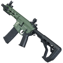 Kleinbild 11 Delta Armory M4 AR15 Charlie M-LOK 8 Zoll Eagle ETU Mosfet S-AEG 6mm BB oliv