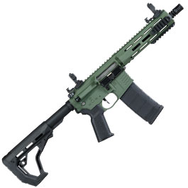 Kleinbild 3 Delta Armory M4 AR15 Charlie M-LOK 8 Zoll Eagle ETU Mosfet S-AEG 6mm BB oliv