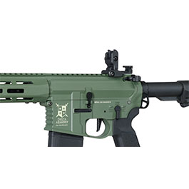 Kleinbild 8 Delta Armory M4 AR15 Charlie M-LOK 8 Zoll Eagle ETU Mosfet S-AEG 6mm BB oliv