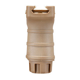 Kleinbild 4 Double Bell TD-Style Stubby Frontgriff f. 20 - 22 mm Schienen tan