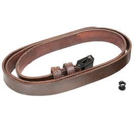 SRC Ledertragegurt MP38 / MP40 Reproduktion braun