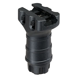 Kleinbild 1 Double Bell TD-Style Stubby Frontgriff f. 20 - 22 mm Schienen schwarz
