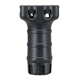 Kleinbild 3 Double Bell TD-Style Stubby Frontgriff f. 20 - 22 mm Schienen schwarz