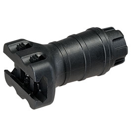 Kleinbild 6 Double Bell TD-Style Stubby Frontgriff f. 20 - 22 mm Schienen schwarz