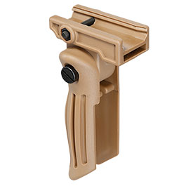 Kleinbild 3 Double Bell Folding Vertical Frontgriff f. 20 - 22 mm Schienen tan