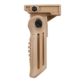 Kleinbild 4 Double Bell Folding Vertical Frontgriff f. 20 - 22 mm Schienen tan