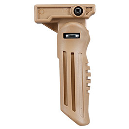 Kleinbild 5 Double Bell Folding Vertical Frontgriff f. 20 - 22 mm Schienen tan