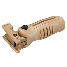 Kleinbild 6 Double Bell Folding Vertical Frontgriff f. 20 - 22 mm Schienen tan