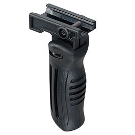 Kleinbild 1 Double Bell Folding Vertical Frontgriff f. 20 - 22 mm Schienen schwarz