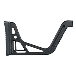 Kleinbild 2 5KU Aluminium Visor Helmet Minimalist Skeleton Klappschaft f. 20 - 22 mm Schienen schwarz