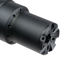 Kleinbild 6 5KU Tactical SF 9x19 CNC Aluminium Flash-Hider 14mm- schwarz