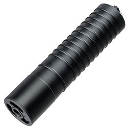 Kleinbild 3 5KU DTKP Type 2 Hexagon Aluminium AK Suppressor 14mm- schwarz