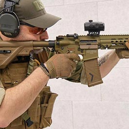 Kleinbild 3 Heckler & Koch G95K Airsoft Vollmetall ETU / MosFet S-AEG 6mm BB gr�nbraun