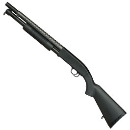 Kleinbild 2 D.E. M500 Combat Shotgun Fixed Stock Version Springer 6mm BB schwarz