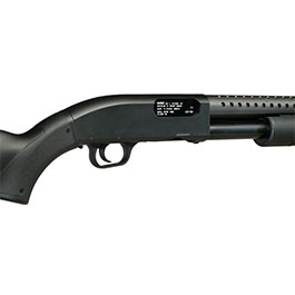 Kleinbild 8 D.E. M500 Combat Shotgun Fixed Stock Version Springer 6mm BB schwarz