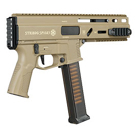 Kleinbild 3 Delta Armory Grand Power Stribog SP10A3 Charlie Eagle ETU Mosfet S-AEG 6mm BB Full tan - Upgraded Version