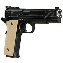 Kleinbild 9 Double Bell M945 Vollmetall GBB 6mm BB schwarz inkl. Pistolenkoffer