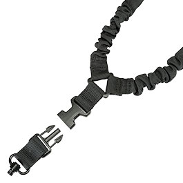 Kleinbild 4 Romantac 1-Punkt Tragegurt Dual Bungee Universal Tactical Heavy Duty Version mit QD-Halterung schwarz