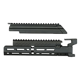 Kleinbild 1 VFC AK74 CNC Aluminium Tactical Conversion Kit 10 Zoll Version f. VFC AK74M GBB Gewehre schwarz