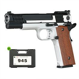 Produktbild zu Double Bell M945 Vollmetall GBB 6mm BB Two Tone Finish inkl. ...