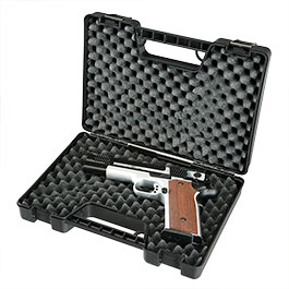 Kleinbild 11 Double Bell M945 Vollmetall GBB 6mm BB Two Tone Finish inkl. Pistolenkoffer