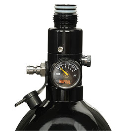 Kleinbild 2 Nuprol 0,8L / 48ci HPA Tank mit Regulator 3000 PSI / 800 PSI schwarz