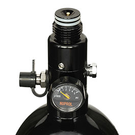 Kleinbild 3 Nuprol 0,8L / 48ci HPA Tank mit Regulator 3000 PSI / 800 PSI schwarz