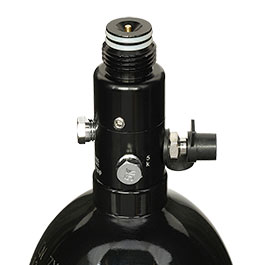 Kleinbild 4 Nuprol 0,8L / 48ci HPA Tank mit Regulator 3000 PSI / 800 PSI schwarz