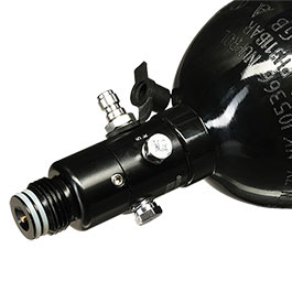 Kleinbild 6 Nuprol 0,8L / 48ci HPA Tank mit Regulator 3000 PSI / 800 PSI schwarz