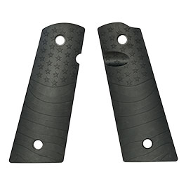 Kleinbild 2 MadBull Flag Pattern Griffschalen f. KJW / Wei-ETech / Socom Gear 1911 Pistolen schwarz