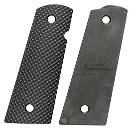 Kleinbild 3 Strike Industries M1911 PX-09 Golfball Dimple Griffschalen f. KJW / Wei-ETech 1911 GBB Pistolen schwarz