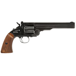 ASG Schofield 1877 6 Zoll Revolver Vollmetall CO2 6mm BB Aging Black Bild 2