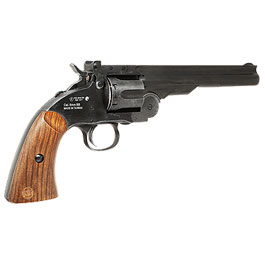 ASG Schofield 1877 6 Zoll Revolver Vollmetall CO2 6mm BB Aging Black Bild 3
