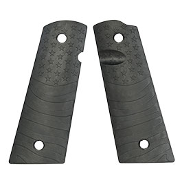 Kleinbild 2 Strike Industries M1911 PX-10 Flag Pattern Griffschalen f. KJW / Wei-ETech 1911 GBB Pistolen schwarz