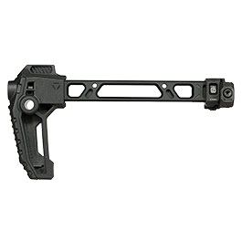 Kleinbild 2 Strike Industries Single Folding Adapter Schaft mit FSA Schaftkappe f. 20 - 22 mm Schienen schwarz