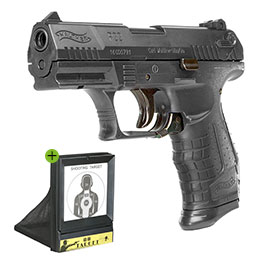 Produktbild zu SET Walther P22 Springer Airsoft Pistole 6 mm BB mit Kugelfa ...